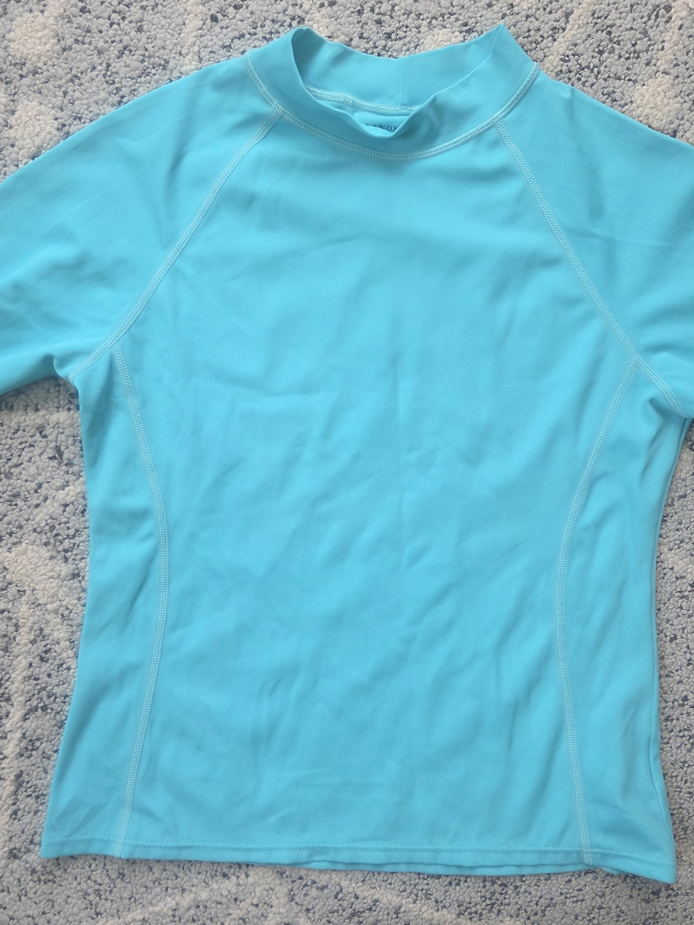 Lands' End Light Blue Rashguard - Picture 2 of 8